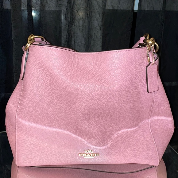 Coach Handbags - 🩷Coach Barbie pink leather bag🩷